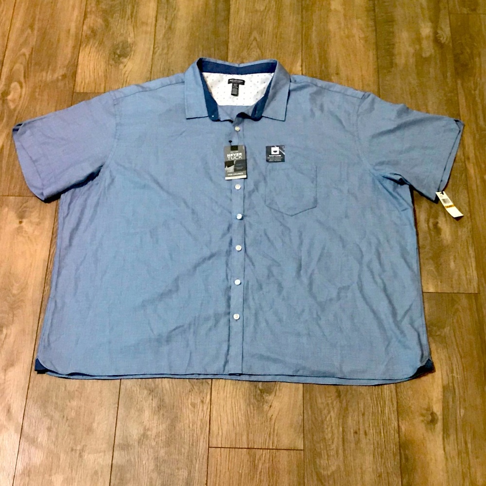 Van Heusen Men’s Button Down Shirt 4XL